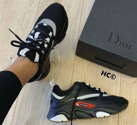 black and white dior runners|Dior b22 trainers for men.